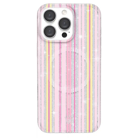 Sunkissed Stripes Glitter iPhone Case