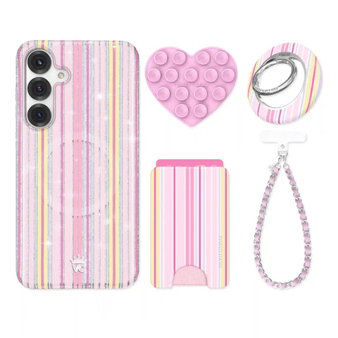 Sunkissed Stripes Glitter Samsung Bundle Set