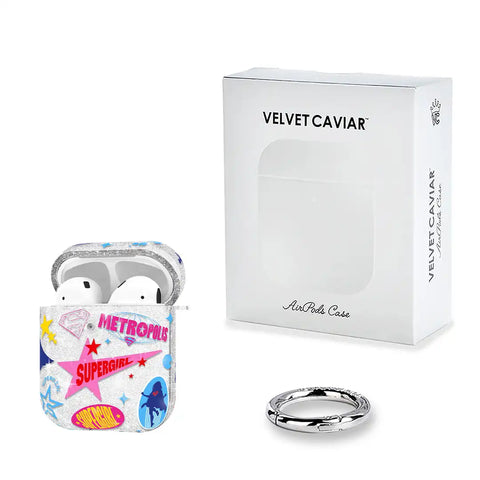 Supergirl Krypto Glitter AirPod Case