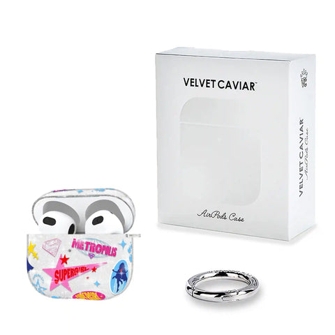 Supergirl Krypto Glitter AirPod Case