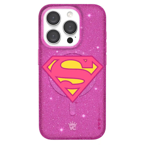 Supergirl Stardust Glitter iPhone Case