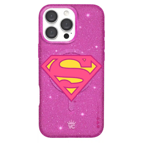 Supergirl Stardust Glitter iPhone Case