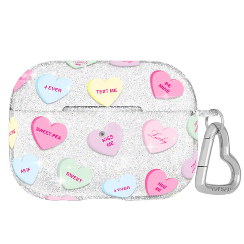 Sweet Hearts Glitter AirPod Case