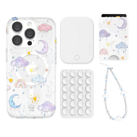 Sweet Dreams Frosted iPhone Bundle Set - Wallet