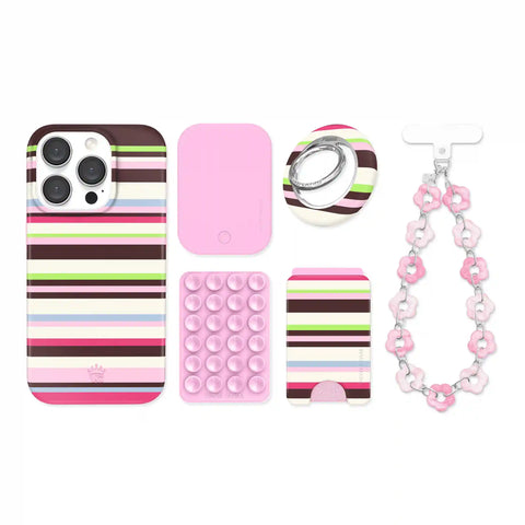 Sweet Treat Stripes iPhone Bundle Set