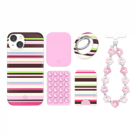 Sweet Treat Stripes iPhone Bundle Set