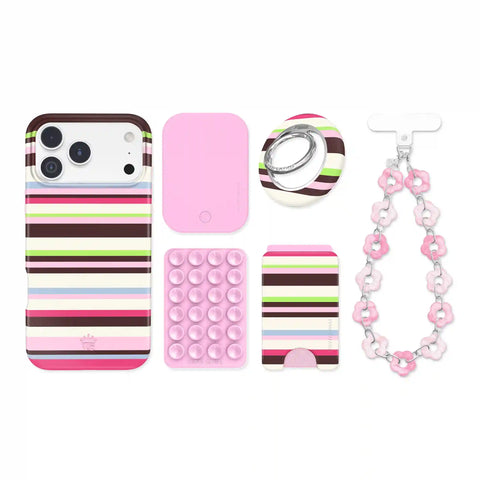 Sweet Treat Stripes iPhone Bundle Set