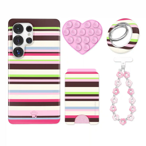 Sweet Treat Stripes Samsung Bundle Set