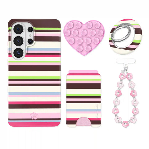 Sweet Treat Stripes Samsung Bundle Set