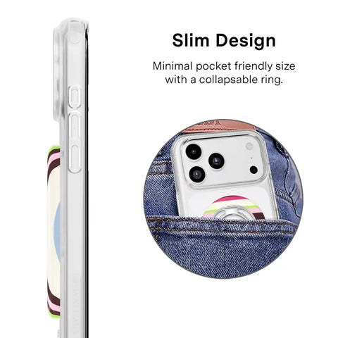 Sweet Treat Stripes MagSafe Grip Ring