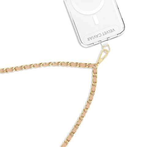 Nude Chain Phone Crossbody Strap