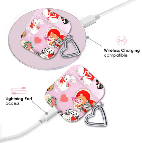 Love Letter Glitter AirPod Case