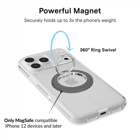 Grey MagSafe Grip Ring