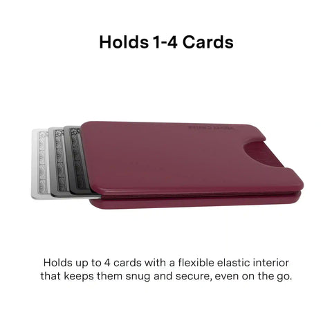 Burgundy 1990 MagSafe Wallet