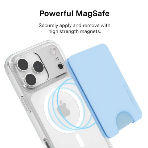Cotton Candy Blue MagSafe Wallet
