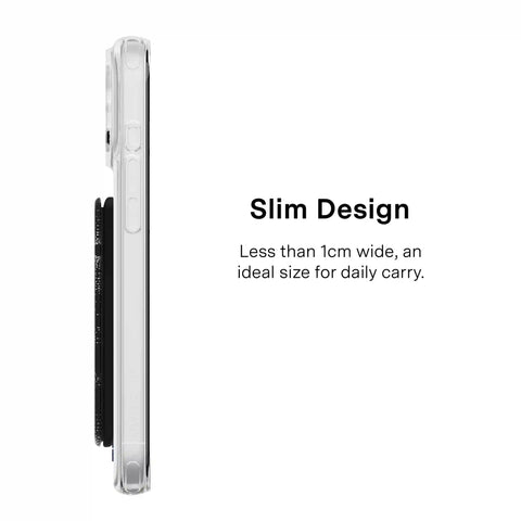 Chrome Stars MagSafe Wallet