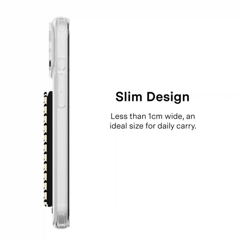 Houndstooth MagSafe Wallet