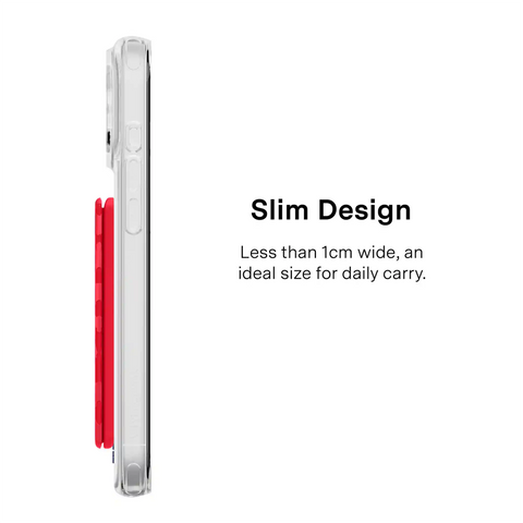 Red Leopard MagSafe Wallet