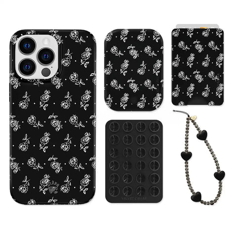 Vintage Roses iPhone Bundle Set - Wallet