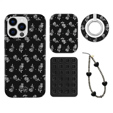 Vintage Roses iPhone Bundle Set - Grip