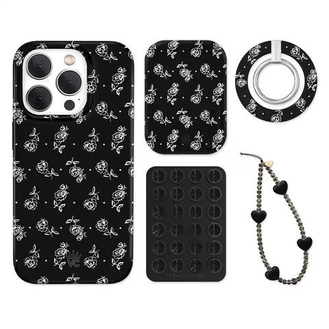 Vintage Roses iPhone Bundle Set - Grip