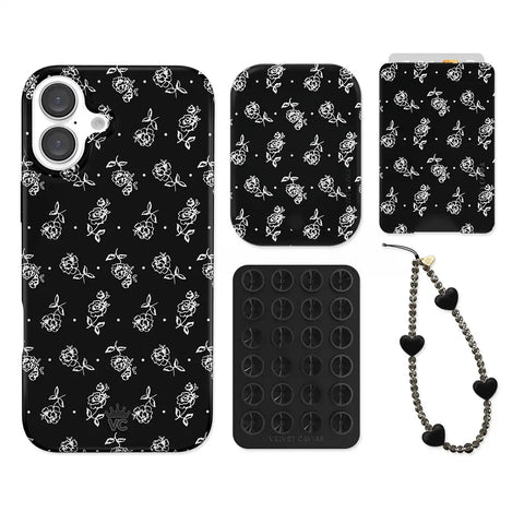 Vintage Roses iPhone Bundle Set - Wallet
