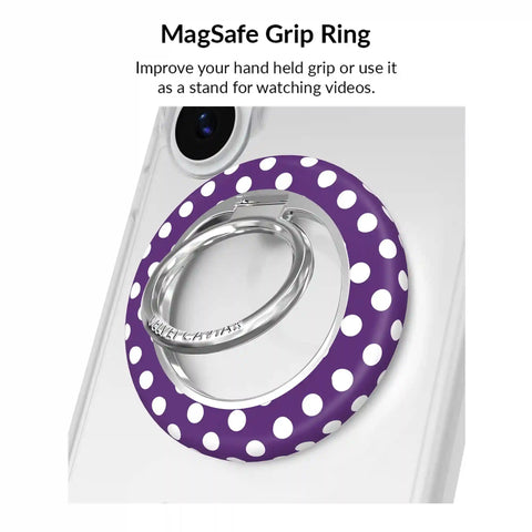 Violet Glow Polka Dot Samsung Bundle Set