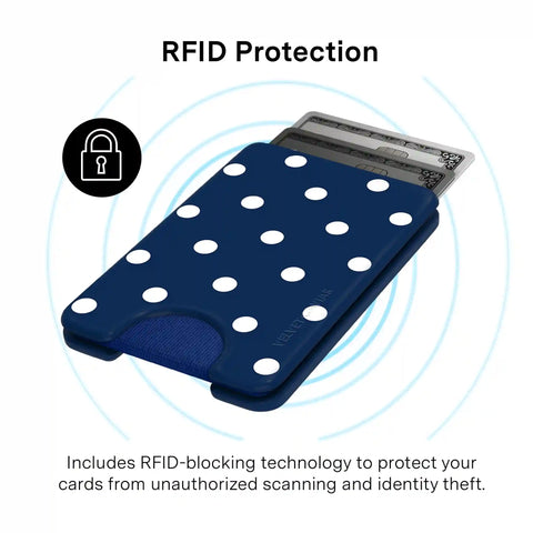 Midnight Polka Dot MagSafe Wallet