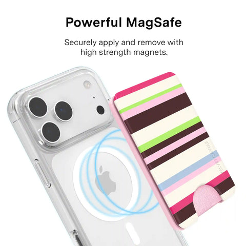 Sweet Treat Stripes MagSafe Wallet