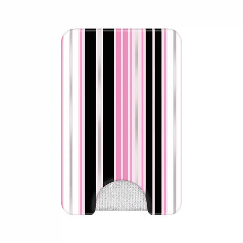 Pretty Punk Stripes Glitter MagSafe Wallet