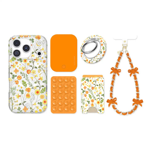 Whimsical Floral iPhone Bundle Set