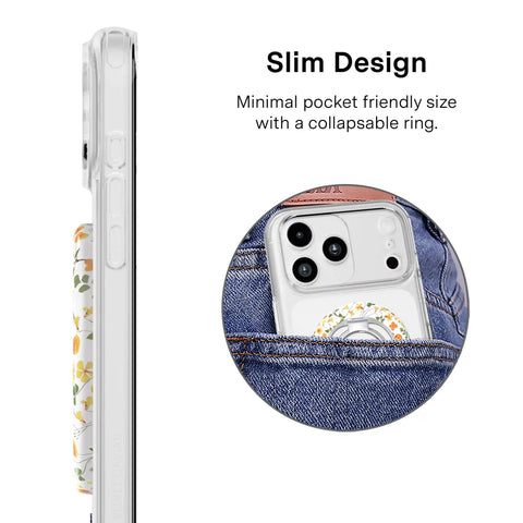 Whimsical Floral MagSafe Grip Ring
