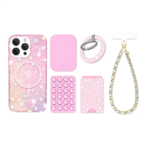Falling Star Glitter iPhone Bundle Set