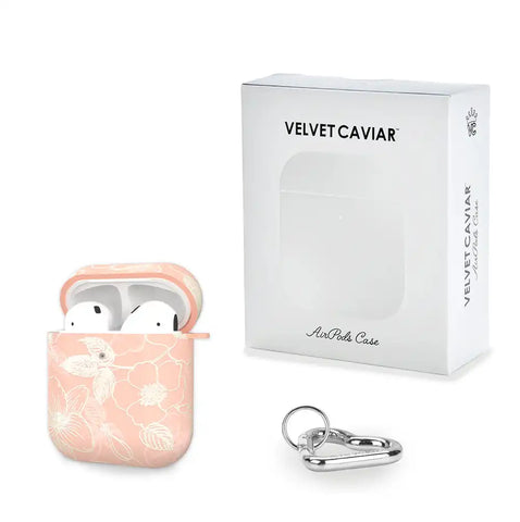 Peach Blossom Floral AirPod Case