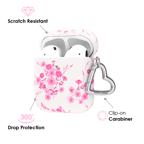 French Rose Floral AirPod Case