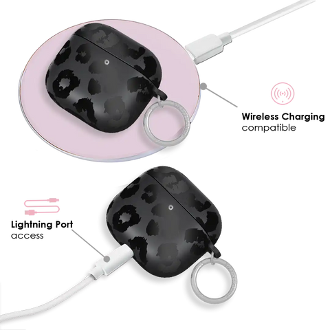 Black Leopard AirPod Case
