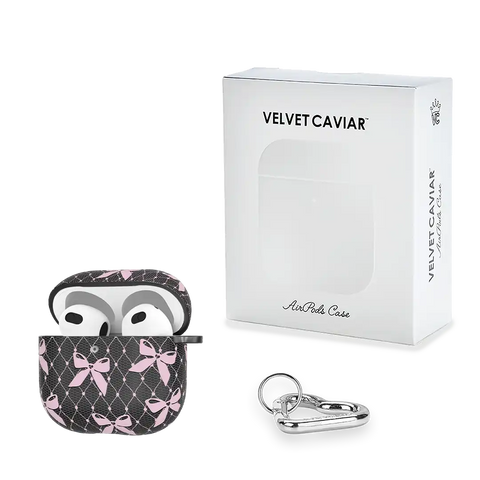 Lacy Pink Bows AirPod Case