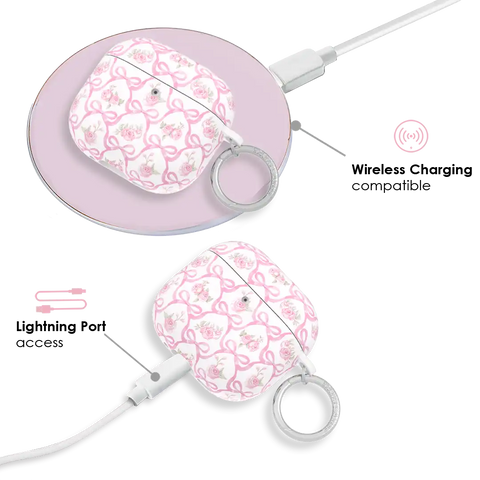 Lovely Pink Bows AirPod Case