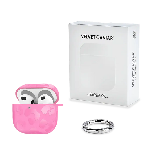 Hot Pink Leopard AirPod Case