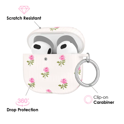 Pink Peony Floral AirPod Case
