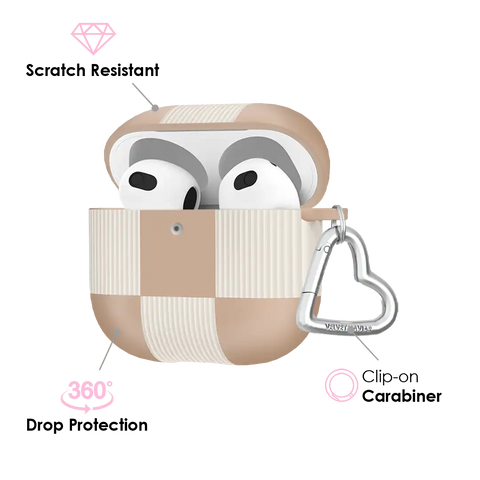 Nude Vibe Checker AirPod Case