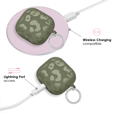 Olive Leopard AirPod Case