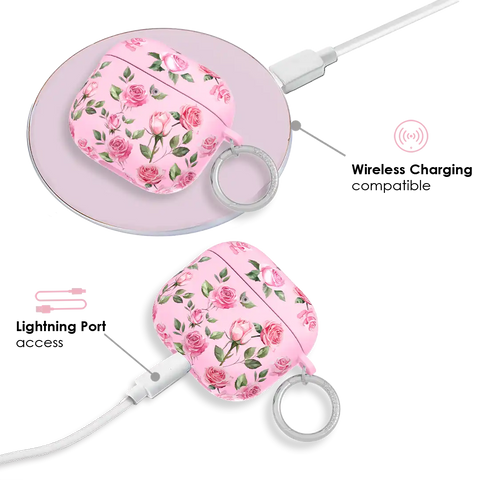 Baby Pink Roses AirPod Case
