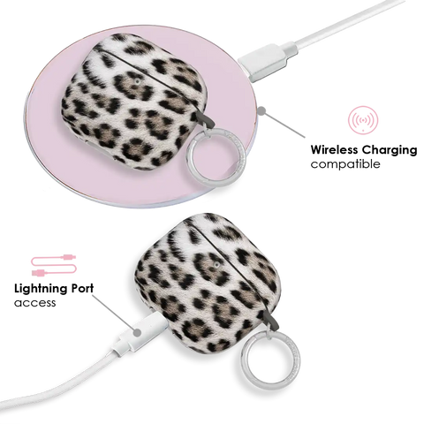 Arctic Leopard AirPod Case