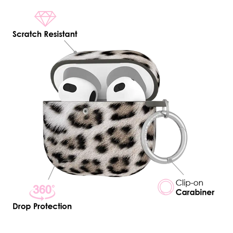 Arctic Leopard AirPod Case