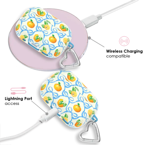 Orange Blossom AirPod Case