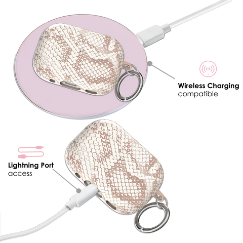 Nude Python AirPod Case