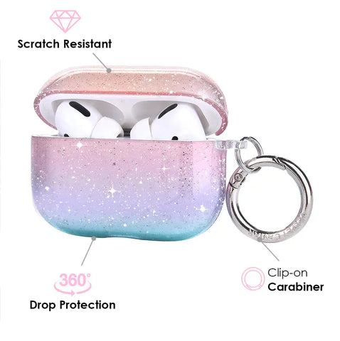 Ombre Stardust Glitter AirPods Case