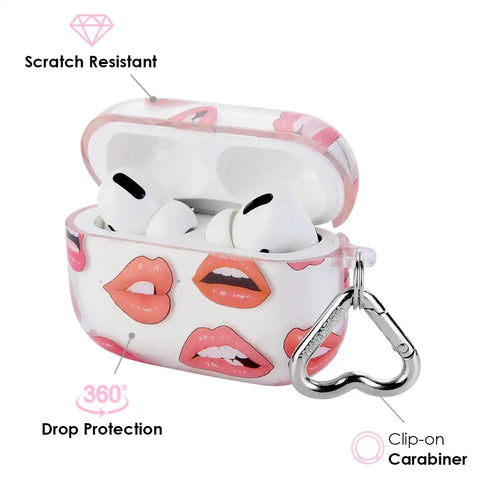 Nude Lips Airpods Case