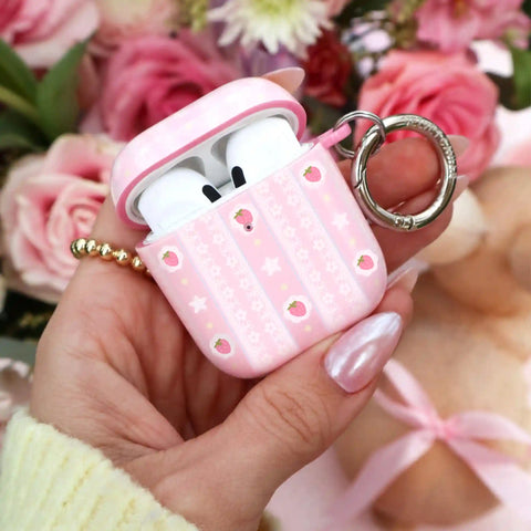 Strawberry Macaron AirPod Case